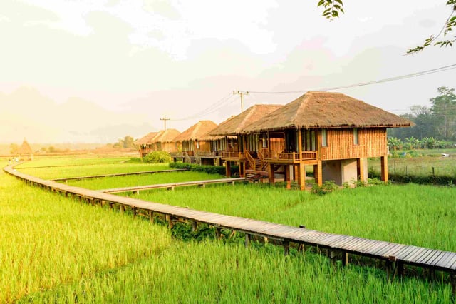 ที่พักสุดพิเศษในลาว