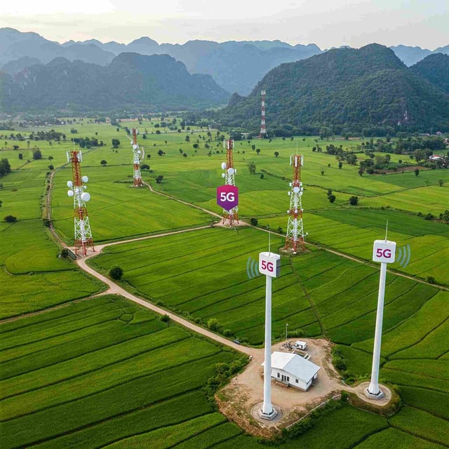 เครือข่าย 5G ของ Unitel ในประเทศลาว