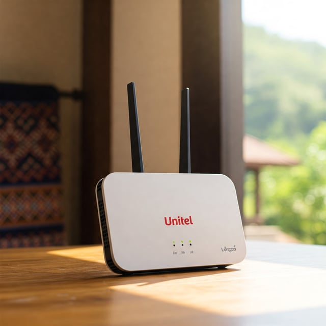 เราเตอร์ Unitel ในประเทศลาว
